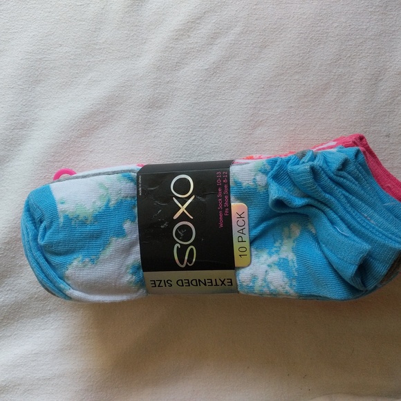 ness legwear Accessories - Soxo Socks sz 10-13 tie dye extended sz New